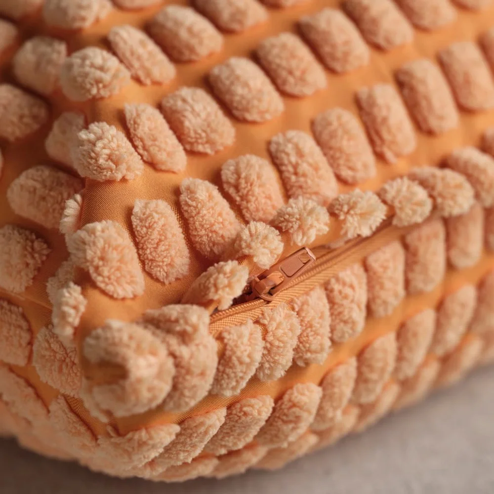 Textured Pom-Pom Cushion Cover - Home Bedding